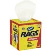 Scott Rags In A Box In White, 200 Rags/box, Case Of 8 -Home Storage And Cleaning 246541 MainProductImage Lg