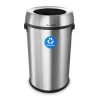 Alpine Industries 17-Gallon Stainless Steel Open Top Recycling Bin Receptacle 2 Alpine Industries 17-Gallon Stainless Steel Open Top Recycling Bin Receptacle -Home Storage And Cleaning 282031 MainProductImage Lg
