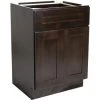 Design House® 24 X 34-1/2 X 24" Espresso Base Cabinet, Fully-Assembled -Home Storage And Cleaning 283699 V Lg