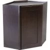 Seasons® 24 X 30 X 12" Espresso Corner Wall Cabinet, Ready-To-Assemble -Home Storage And Cleaning 283740 V Lg