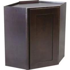 Seasons® 24 X 30 X 12" Espresso Corner Wall Cabinet, Ready-To-Assemble