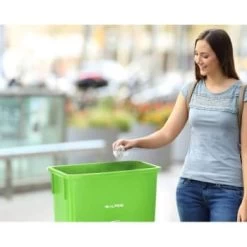 Alpine Industries Slim 23 Gal Lime Green Waste Receptacle Can Package Of 3 -Home Storage And Cleaning 283877 DetailedProductView4 Lg