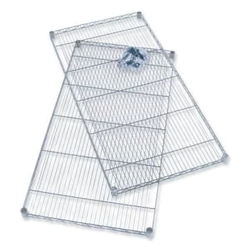 Safco Industrial Extra Shelf Pack, 36"w X 24"d X 1.5"h, Metallic Gray, 2/pack 3 Safco Industrial Extra Shelf Pack, 36"w X 24"d X 1.5"h, Metallic Gray, 2/pack