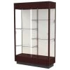 Ghent Waddell Heritage Wood Display Case Java Hardwood Finish W/plaque Fabric Bk -Home Storage And Cleaning 288101 MainProductImage Lg