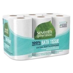 Seventh Generation 2-Ply 100 Percent Recycled Bathroom Tissue Paper (12-Pack) -Home Storage And Cleaning 290861 WebOnly Lg 1
