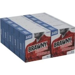 Brawny A400 White Disposable Cleaning Towel Tall Box Case Of 10 13 Brawny A400 White Disposable Cleaning Towel Tall Box Case Of 10 -Home Storage And Cleaning 291436 DetailedProductView5 Lg