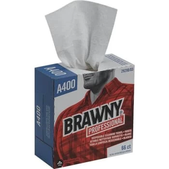 Brawny A400 White Disposable Cleaning Towel Tall Box Case Of 10 3 Brawny A400 White Disposable Cleaning Towel Tall Box Case Of 10