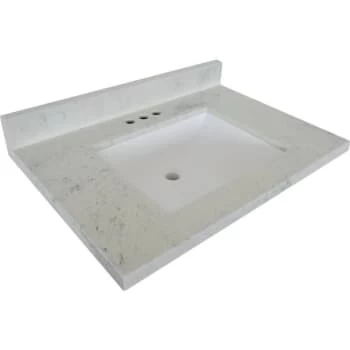 Modular Vanity Tops 37 X 22 Artic Stone Cultured Marble Vanity Top And Bowl 3 Modular Vanity Tops 37 X 22 Artic Stone Cultured Marble Vanity Top And Bowl