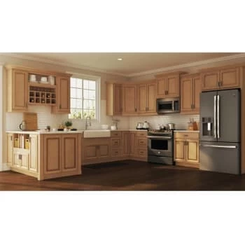 Hampton Bay Hampton Assembled 9x30x12" Wall Kitchen Cabinet "medium Oak 9 Hampton Bay Hampton Assembled 9x30x12" Wall Kitchen Cabinet "medium Oak - Image 7