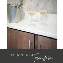 Hampton Bay 6'right Miter Laminate Countertop, Matte Sea Salt, Waterfall Edge -Home Storage And Cleaning 297249 DetailedProductView6 Lg