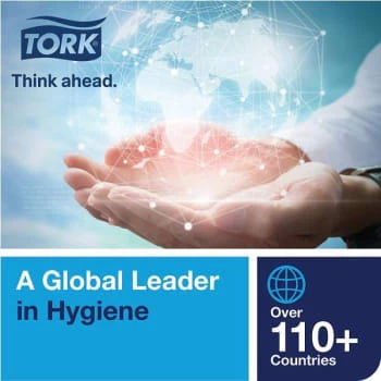 Tork 7.5 Series Mini Mechanical Black Paper Towel Dispenser 4 Tork 7.5 Series Mini Mechanical Black Paper Towel Dispenser - Image 2