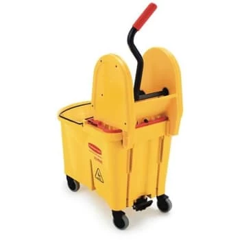 Rubbermaid Comm Wave Brake 44 Qt. Yl Down-Press Mop Bucket & Wringer System 7 Rubbermaid Comm Wave Brake 44 Qt. Yl Down-Press Mop Bucket & Wringer System - Image 5
