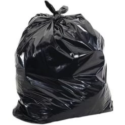 GENERIC 32 " X 244 ' 4 Mil Black Low-Density Trash Bags