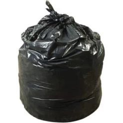 Revolution Package Trash Can Liner 43 " X 47 " 0.7 Mil Black Case Of 100