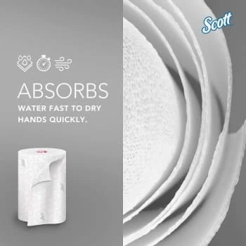 Scott® Pro™ Slimroll™ Hard Roll 580 Ft. Rolled Refill Paper Towels (White) (6-Carton) 6 Scott® Pro™ Slimroll™ Hard Roll 580 Ft. Rolled Refill Paper Towels (White) (6-Carton) - Image 4