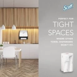 Scott® Pro™ Slimroll™ Hard Roll 580 Ft. Rolled Refill Paper Towels (White) (6-Carton) 20 Scott® Pro™ Slimroll™ Hard Roll 580 Ft. Rolled Refill Paper Towels (White) (6-Carton) -Home Storage And Cleaning 367315 DetailedProductView8 Lg