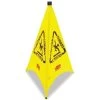 Rubbermaid Three-Sided Caution, Wet Floor Safety Cone, 21w X 21d X 30h, Yellow 1 Rubbermaid Three-Sided Caution, Wet Floor Safety Cone, 21w X 21d X 30h, Yellow -Home Storage And Cleaning 367609 WebOnly Lg