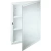 16w X 20"h Recessed Beveled Edge Mirrored Medicine Cabinet With Polystyrene Body -Home Storage And Cleaning 404285 Lg