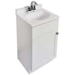 Modular Vanity Tops 37 X 19" Solid White Cultured Marble Vanity Top And Bowl 6 Modular Vanity Tops 37 X 19" Solid White Cultured Marble Vanity Top And Bowl -Home Storage And Cleaning 404414 v DetailedProductView1 Lg