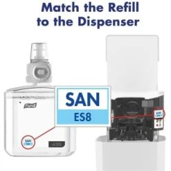 Purell® Healthcare Advanced Hand Sanitizer Gentle & Free Foam, Fragrance Free, 1200 Ml Refill For Es8 Touch-Free Hand Sanitizer -Home Storage And Cleaning 432362 v DetailedProductView2 Lg