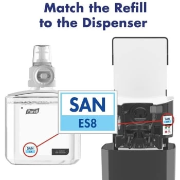 PURELL® ES8 Touch-Free Hand Sanitizer Dispenser, Graphite, For 1200 ML ES8 Hand Sanitizer Refills 5 PURELL® ES8 Touch-Free Hand Sanitizer Dispenser, Graphite, For 1200 ML ES8 Hand Sanitizer Refills - Image 3