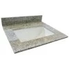 Design House® 31 X 22" Kashmire White Granite Top And Rectangular Bowl -Home Storage And Cleaning 501501 V Lg