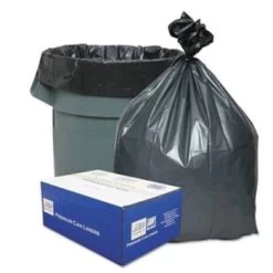 Platinum Plus 55-60 Gal 1.55 Mil Low-Density Trash Can Liner (50-Carton) (Gray)