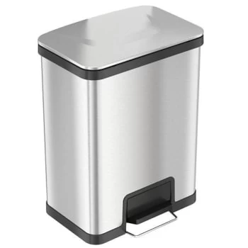 Hls Commercial 13 Gallon Stainless Steel Step Trash Can W/ Airstep Technology 3 Hls Commercial 13 Gallon Stainless Steel Step Trash Can W/ Airstep Technology