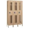 Salsbury Industries® Tan Single Tier Vented Metal Locker 6 Feet X 15 Inches -Home Storage And Cleaning 621068 w MainProductImage Lg