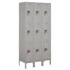 Salsbury Industries® Gray-Triple Tier Standard Metal Locker 6 Feetx15 Inches 2 Salsbury Industries® Gray-Triple Tier Standard Metal Locker 6 Feetx15 Inches -Home Storage And Cleaning 621184 w MainProductImage Lg