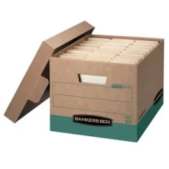Bankers Box® R-Kive Green/kraft Letter/legal Storage Box, Case Of 12