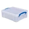 Really Useful Boxes® Clear Plastic Storage Box -Home Storage And Cleaning 739643 w MainProductImage BUS Lg