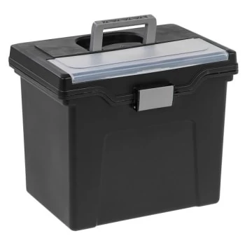 Office Depot® Black/silver Large Mobile File Box 3 Office Depot® Black/silver Large Mobile File Box