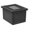 Office Depot® Black Plastic Letter And Legal File Tote -Home Storage And Cleaning 739667 w MainProductImage BUS Lg