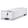 Bankers Box® White/blue 65% Recycled Storage Box, Case Of 12 -Home Storage And Cleaning 739672 w MainProductImage BUS Lg