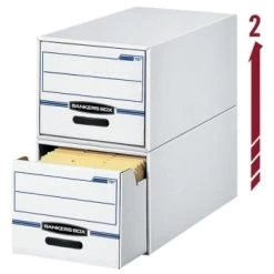 Bankers Box® Stor/drawer 2-Drawer Blue/white File Drawer