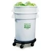 Rubbermaid Greenskeeper 20 Gallon Plastic Vegetable Crisper Container W/ Lid And Dolly -Home Storage And Cleaning 745872 WebOnly Lg