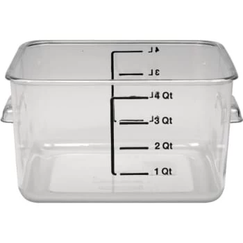 Rubbermaid 4 Qt Polycarbonate Square Storage Container (12-Pack) 3 Rubbermaid 4 Qt Polycarbonate Square Storage Container (12-Pack)