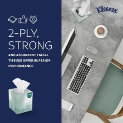 Kleenex® Naturals Boutique 2-Ply Facial Tissue (White) (36-Case) -Home Storage And Cleaning 778907 DetailedProductView4 Lg