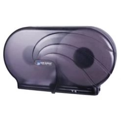 San Jamar Oceans 2-Roll Toilet Paper Dispenser (Pearl Black) -Home Storage And Cleaning 779051 w DetailedProductView2 Lg