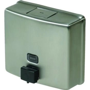 Bobrick® Tall Horizontal-Mount Soap Dispenser (Stainless Steel) 3 Bobrick® Tall Horizontal-Mount Soap Dispenser (Stainless Steel)