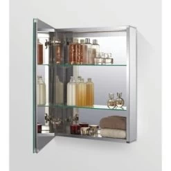 Seasons® 20w X 26"h Surface Mount Mirrored Medicine Cabinet -Home Storage And Cleaning 837722 Glam V Lg