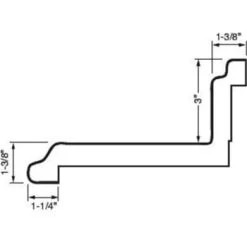 Vt Industries 22-1/8"x6' Typhoon Gold Valencia Laminate Vanity With Countertop -Home Storage And Cleaning Valencia Lg 1